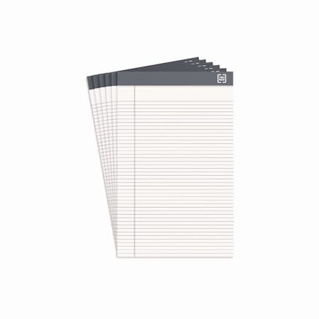 Tru Red Notepads, Narrow Rule, 50 White 5 x 8 Sheets, 6PK TR59900