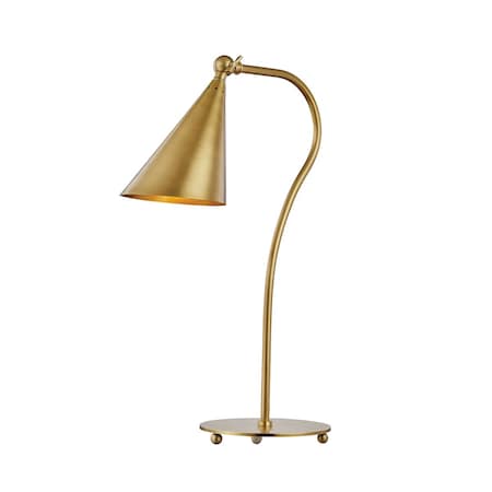 Mitzi Lupe 1 Light Table Lamp 40 In. Aged Brass HL285201-AGB