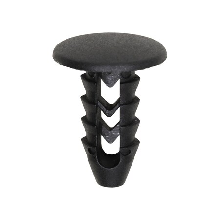 Auveco Renault/Dacia/Fiat Black Nylon Retainer, 15mm Head 8mm Stem Diameter, 17mm Stem Length, 25PK 21802