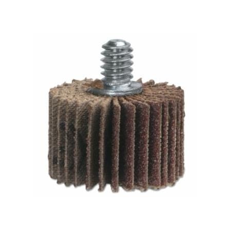 Merit Abrasives High Performance Mini Flap Wheels with 1/4 in-20 Thread, 1 in x 1 in, 80 Grit, 30,000 RPM, 10PK 481-08834131009