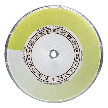 Hach Color Disc Hydrazine, 1/8 in H 9267300