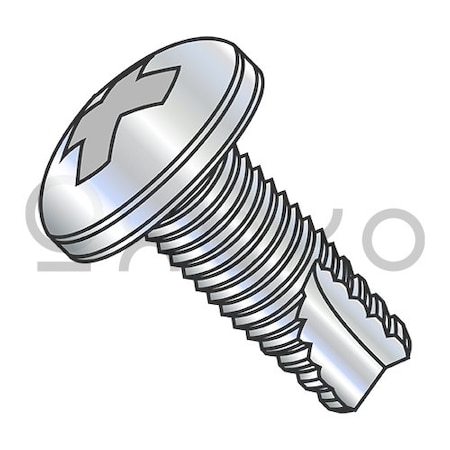 Oxoxo 1/4-20X1 1/4 Phillips Pan Thread Cutting Screw Type 23 Fully Threaded Zinc Bake, 1500PK 232799