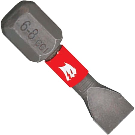 Diablo No, 6-8 Slotted 1'' Insert Impact Screwdriver Bit, 2PK DSL681P2
