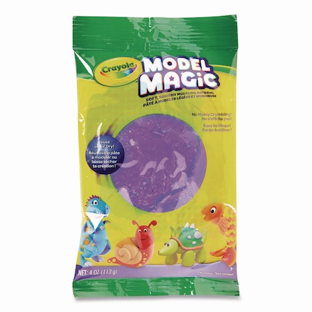 Crayola Model Magic Modeling Compound, Purple, 8 oz 57-4440