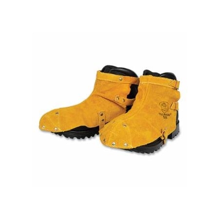 Tillman ANKLE HIGH SPATS, LEATHER, BRN, UNDERSHOE STRAP 724-526