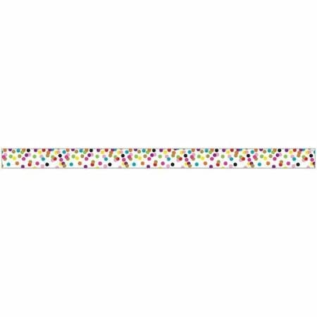 Teacher Created Resources Confetti Magnetic Border, 24 Feet/Pack, PK3 TCR77149