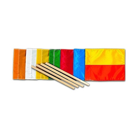 Aldon Blue Nylon Flag W/Dowel Included 4015-12