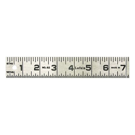 Crescent Lufkin Rule, 4 ft, Steel 624FTN
