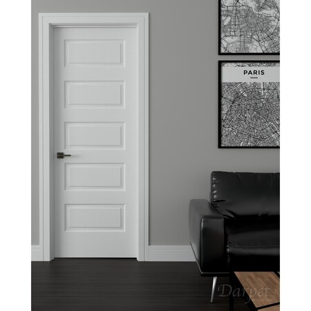 Darpet Rockport Interior Door (5 Panel), 18" x 80" x 1-3/8" thick 5PROCK6816HC138