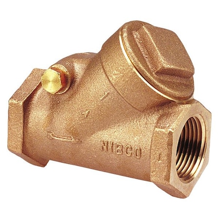 Nibco Check Valve, T-433Y, 1 NL7K00A
