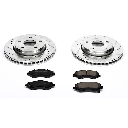 Powerstop FRONT 1 CLICK BRAKE KIT W/ HARDWARE K3097