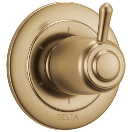 Delta 6-Setting 3-Port Diverter Trim In Champagne Bronze T11900-CZ