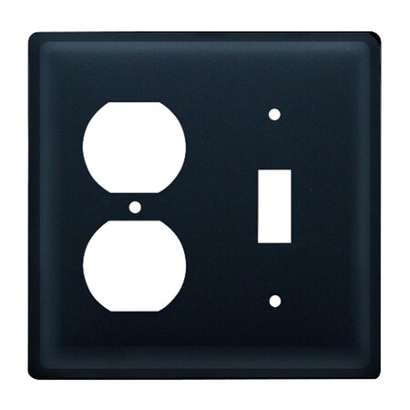 Brightlight Plain Outlet and Switch Cover - Black BR2681307