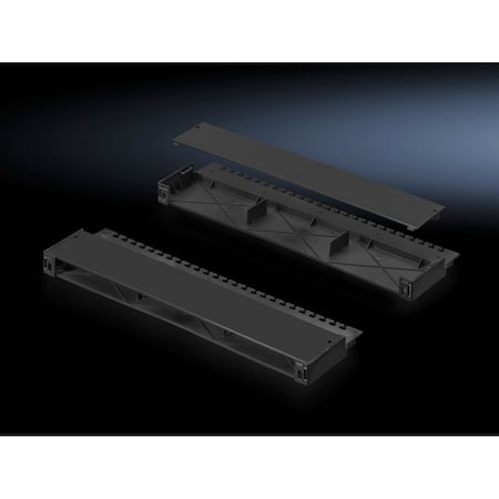 Rittal Cmc Iii Cable Clamp Rail Ral 9005 Attaches To 7030088 7030087