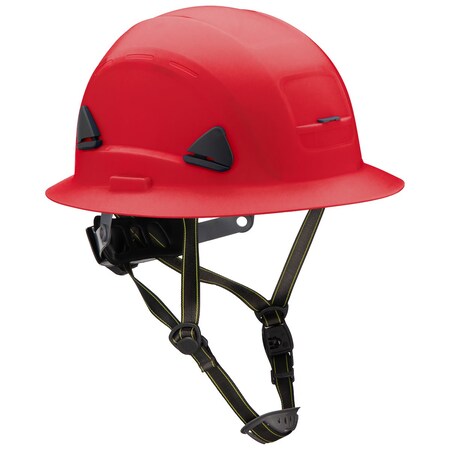 Fibre-Metal By Honeywell Type II Non-Vented, Full Brim Industrial Climbing Helmet w/HDPE Shell, 8-Point Textile Suspension, Whe CSH12015
