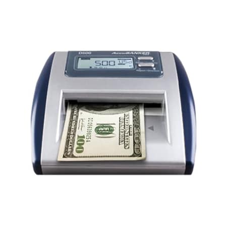 Accubanker DigitalCounterfeitDetector, Blue, 2-3/4inH D500