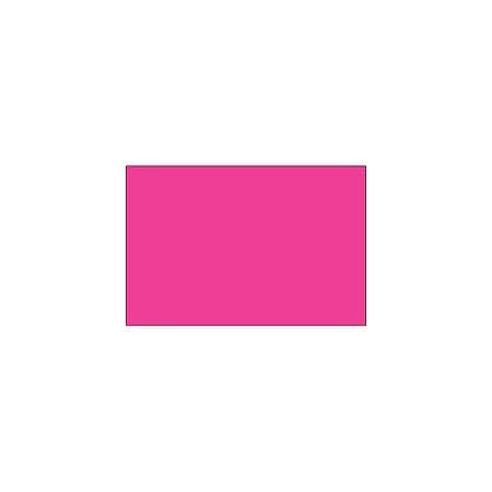 Bubblefast 3 x 6'' Fluorescent Pink Inventory Rectangle Labels BFDL633K