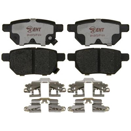 R/M Brakes RM Brakes EHT1354H Ceramic Brake Pad Set With Hardware R53-EHT1354H