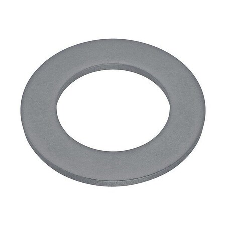 Zoro Select Flat Washer, For Screw Size 1 in , PVC Not Applicable Finish, 10 PK WASB80NPVC