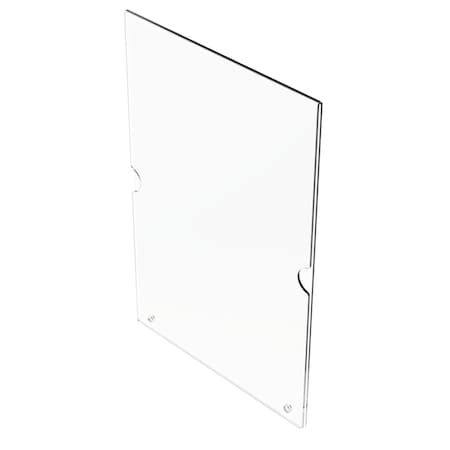 Origin Dispensing Solutions Sign Holder-Vertical-PETG-Clear SN10X01CL