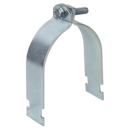 Newhouse Electric 3 in. Universal Pipe Strap for Strut Channel Accessory in Silver PC3