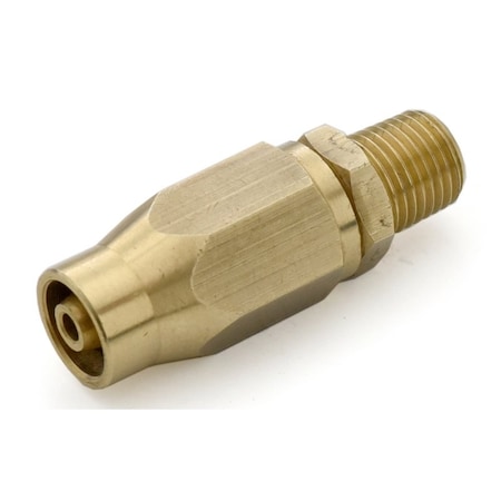 Blubird Fast Fix - 1/4" Air Hose Assembly Repair Fitting - w/ 1/4" MNPT Fixed FFFX14