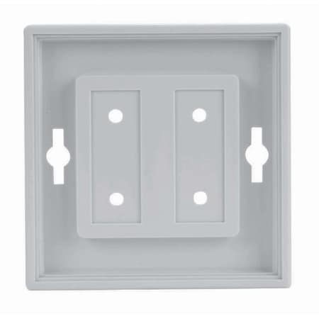 Nmc Sign Frame, Square Corners, White, 4x4 733-516