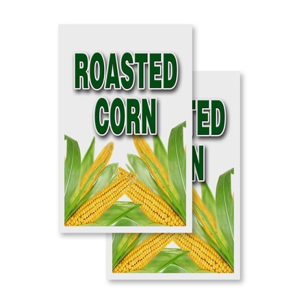 Signmission Roasted Corn, Vinyl Decals Only 24 Inch x 36 Inch, Vinyl Decal, 2PK DSB-2436-2PACK-Roasted Corn 1