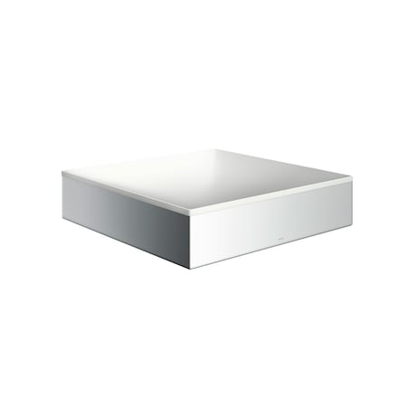 Axor Suite Sinks Square Sink without Overflow, 15 3/4" x 15 3/4" in Chrome 42003000