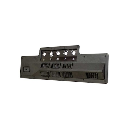 K&M Mfg A/C Control Bezel for John Deere Tractors AH118028 Black 4576