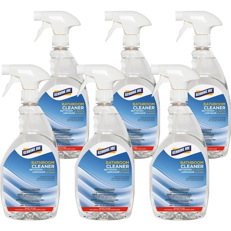 Genuine Joe Peroxide-Powered Bathroom Cleaner - 32 fl oz, 6PK GJO99668CT