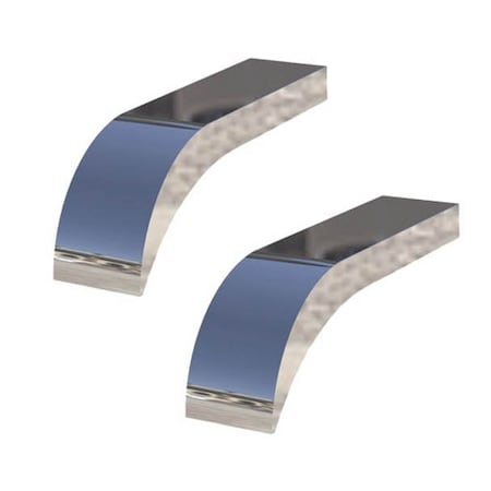 Replacement For Peterbilt 387 Year 2002 Stainless Steel Tank Saddle Cover Partial Radius