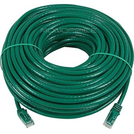 Monoprice CAT6 UTP NETWORK CABLE_ 100FT GREEN 9859