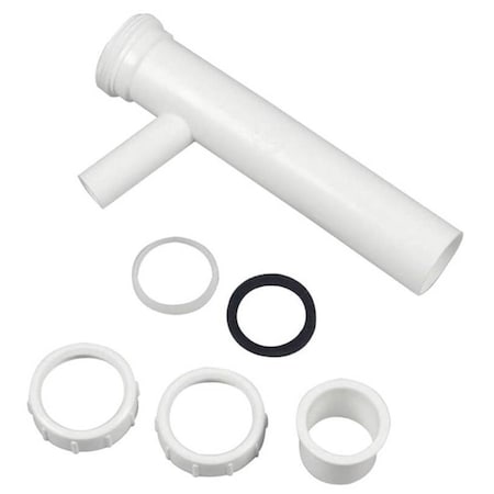 Templeton Dishwasher Tailpiece, 1.5 in., Plastic for Use with Slip Joint Tubes TE1854474