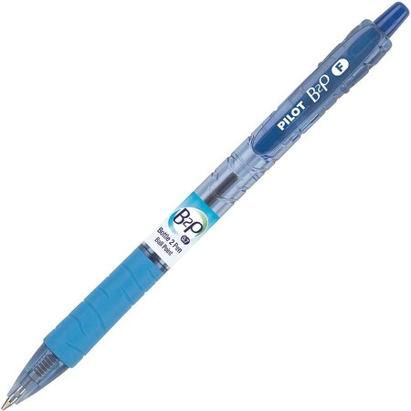 Pilot B2P RECYCLED BALLPOINT PEN, 0.7 MM, BLUE INK, DOZEN 32601