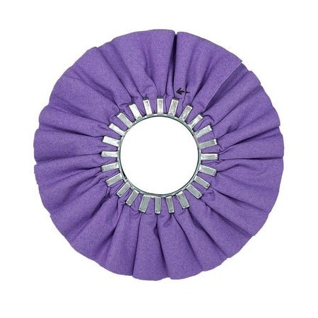 Renegade Products Usa 10" N5 Predator Airway Buffing Wheels, 20-Ply, Purple, No Center Plate FAW10X3N5-20PPUR