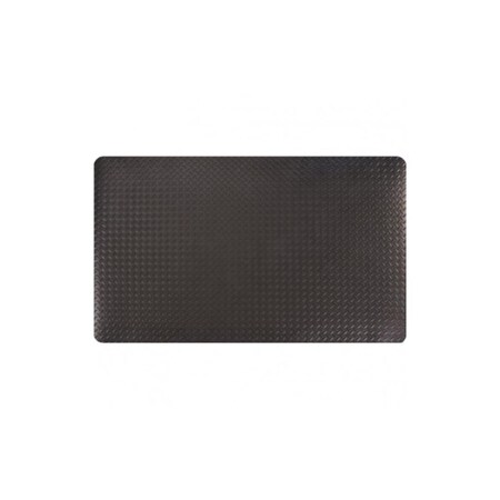 Buymats 3 x 5 ft. Conductive Diamond Foot Mat Black 39-465-0900-30000500