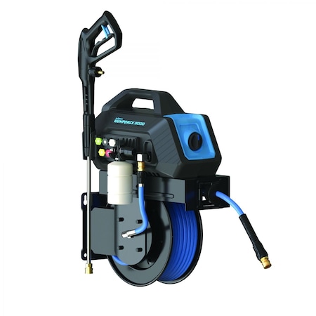 Blu Shield HumpBack Pressure Washer System - 3000 PSI, 50' Hose with Auto-Retract TTPWRHB1450-3000