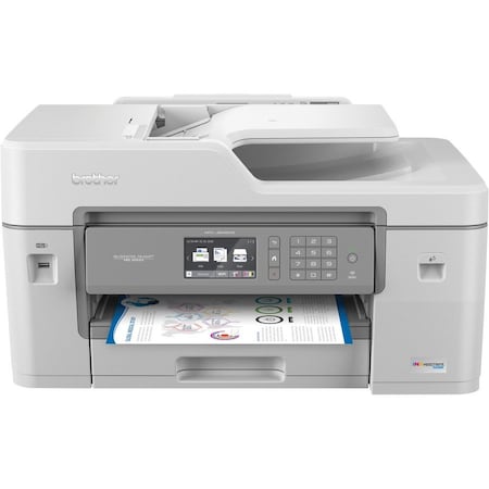 Brother Color Inkjet Printer, 22 ppm, 11in x 17in, Duplex, Wireless, Touchscreen MFC-J6545DW