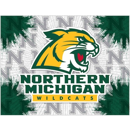Holland Bar Stool Co Northern Michigan University 15"x20" Canvas Wall Art LCnvs1520NorMic