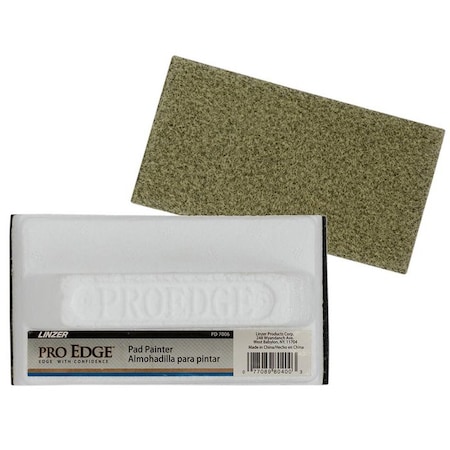 Pro Edge 5.5in Linzer White Disposable Pad Painter With Styrofoam Handle PD 7006