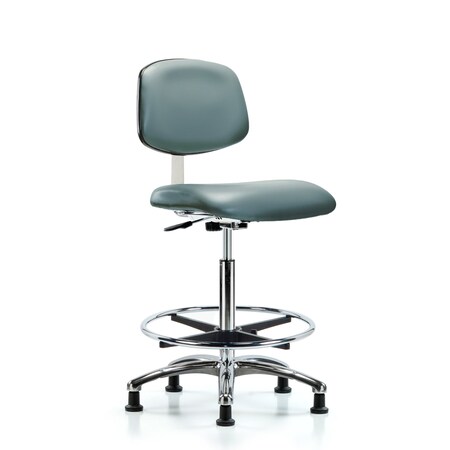 Blue Ridge Ergonomics Vinyl Clean Room Chair BR-CLR-VHBCH-CR-CF-RG-8822