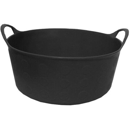 Tuff Stuff Prods TUFF SHORT FLEX TUB 4 GAL BLACK S4BK