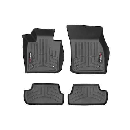 Weathertech Black, Front and Rear Floorliners 447311-449502