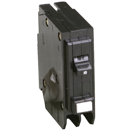 Eaton Cutler-Hammer Circuit Breaker, BRP Series, 15A, 1 Pole, 120/240V AC, 10kA BRP115GF