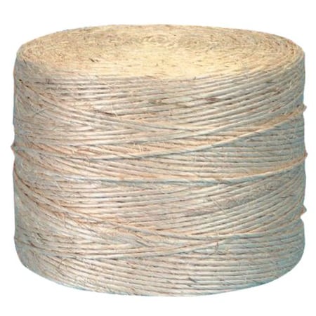 Box Packaging Sisal Twine 2 Ply 1460L 360 Lbs. Tensile Strength Natural TWS146