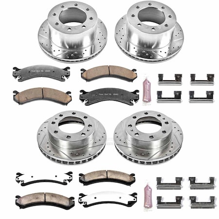 Powerstop FRONT & REAR TRUCK AND TOW BRAKE KIT K5338-36