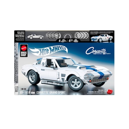 Hot Wheels Mega Corvette Grand Sport Building Set JGR31