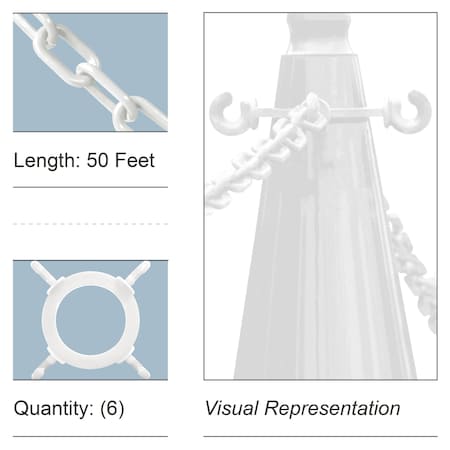 Mr. Chain White Cone Chain Connector Kit 97401-KIT