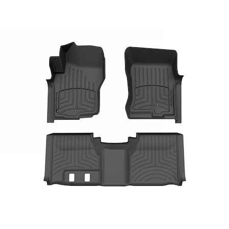 Weathertech Black, Front and Rear FloorLiner HP 441761-440472IM